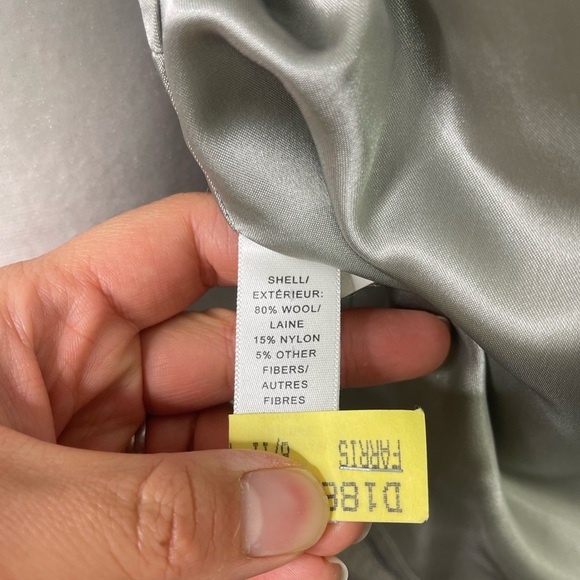 Banana Republic Women’s Gray Wool Career Lightweight Jacket Sz L Winter Business - Picture 6 of 8